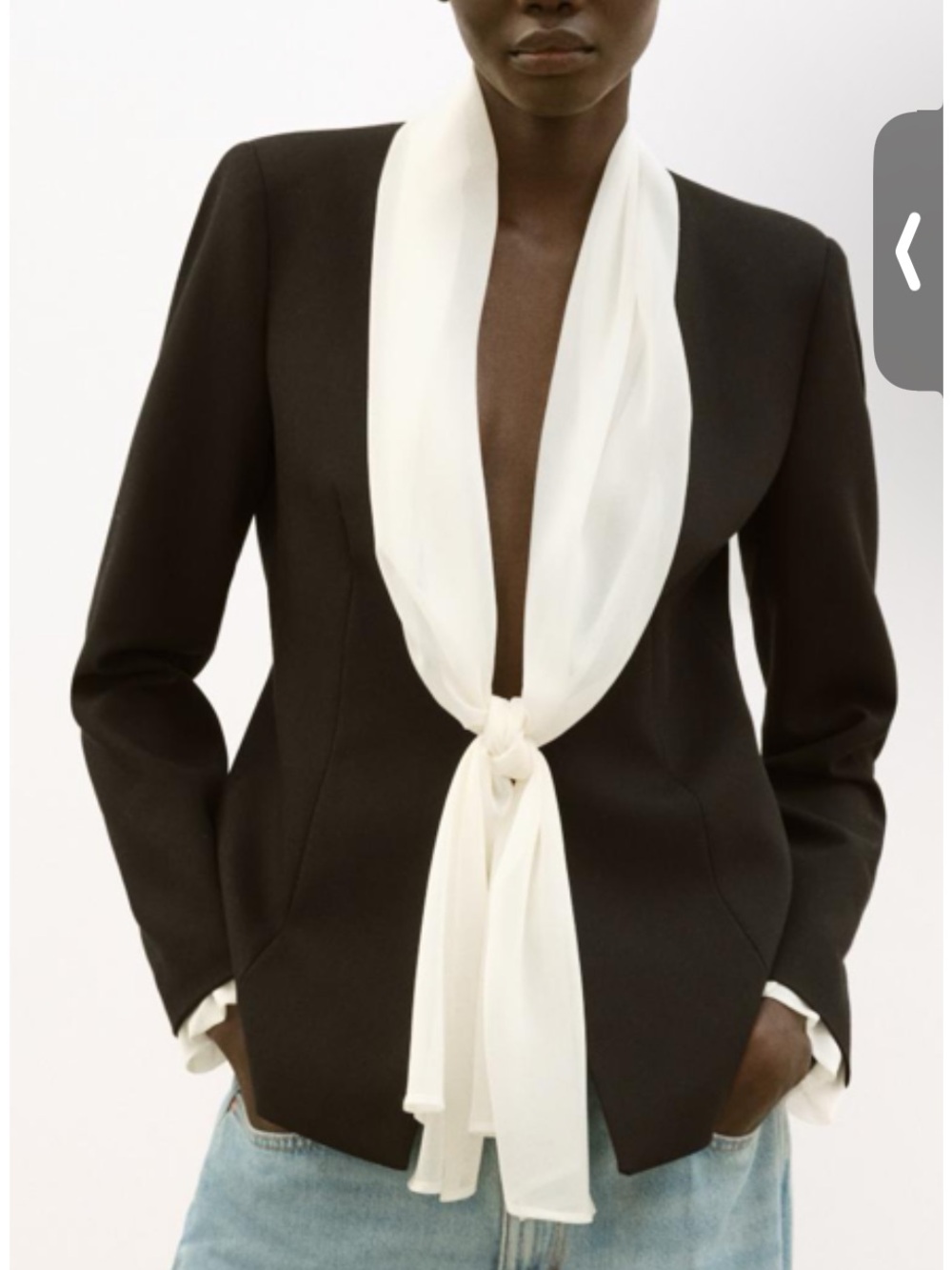 Zara Lapel collar blazer